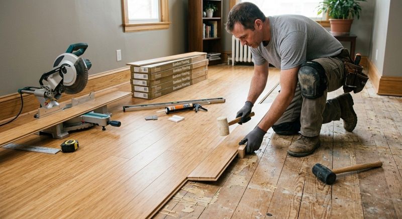 Bamboo Flooring Installation in Stillwater, MN