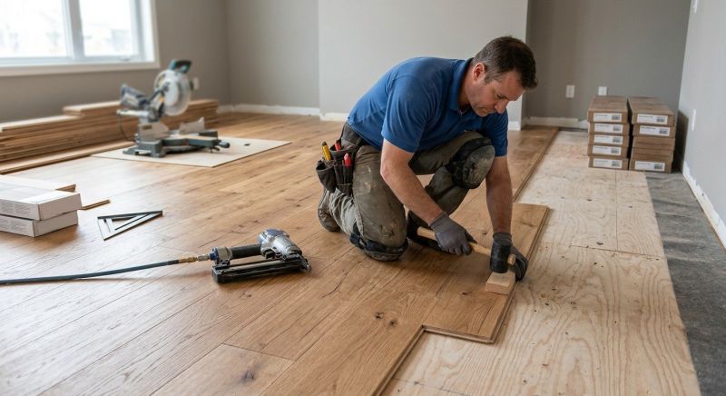 Hardwood Floor Installation in Andover, MN