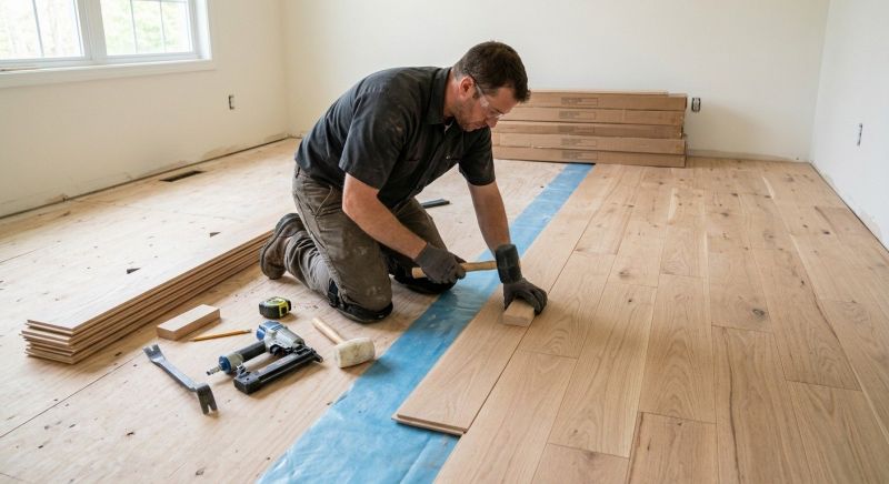 Hardwood Floor Installation in New Richmond, WI