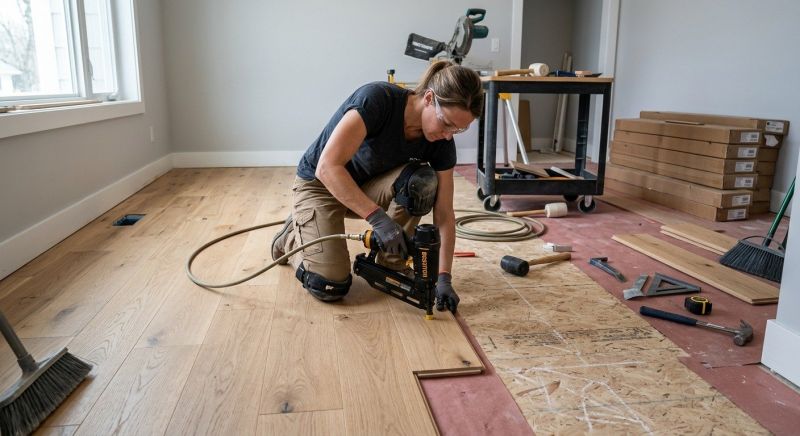 Hardwood Floor Installation in Prescott, WI