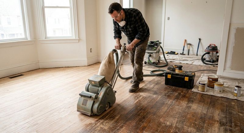 Hardwood Floor Renovation in Stillwater, MN