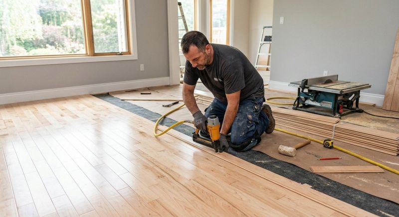 Maple Flooring Installation in Hastings, MN