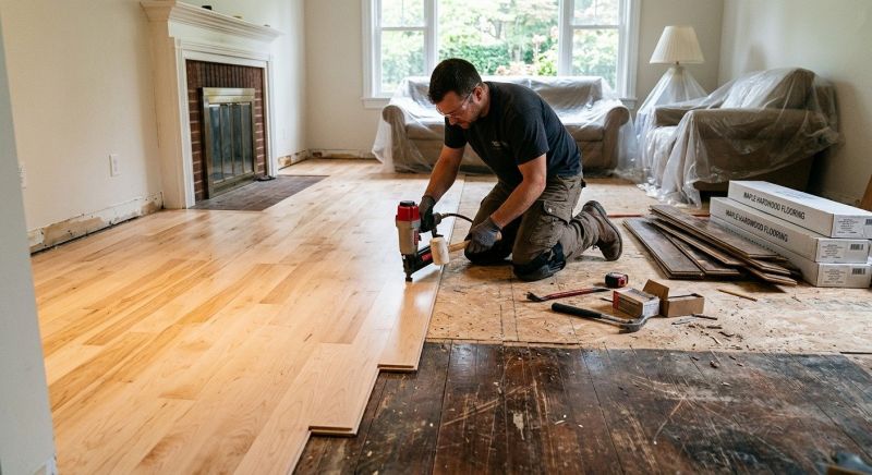 Maple Flooring Installation in Ramsey County, MN
