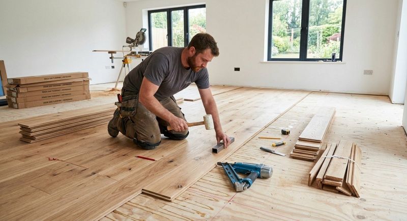 Oak Floor Installation in Baldwin, WI
