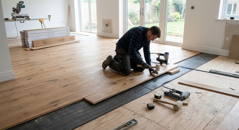 Oak Floor Installation in Hennepin County, MN