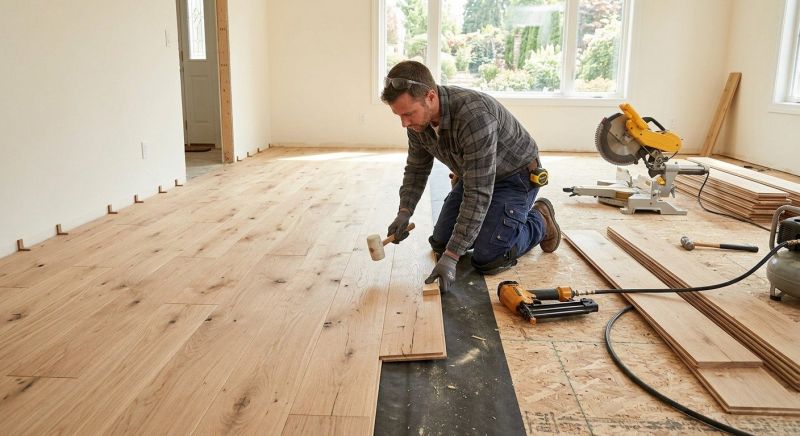 Oak Floor Installation in Saint Paul, MN
