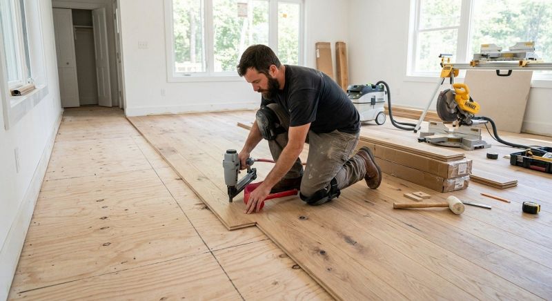 Oak Floor Installation in Saint Paul, MN