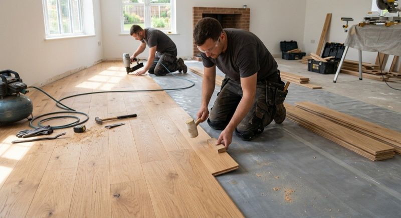 Oak Floor Installation in Saint Paul, MN