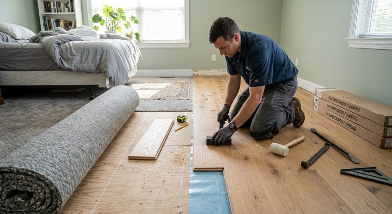 Oak Floor Replacement in Stillwater, MN