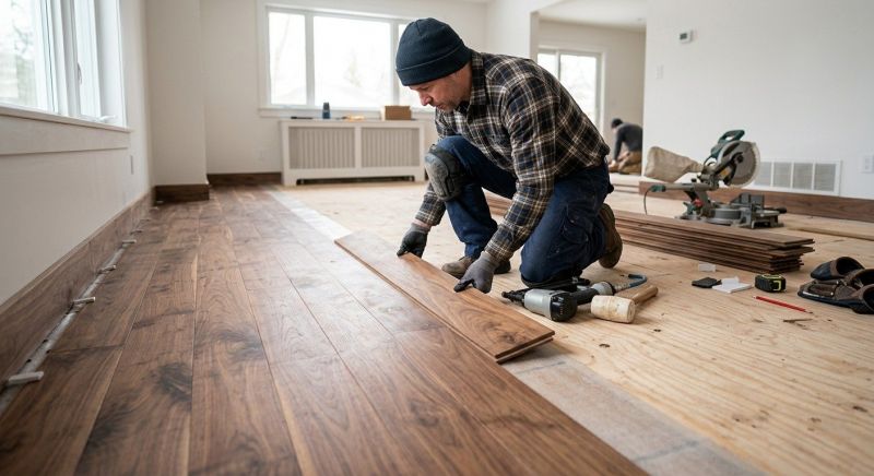 Walnut Flooring Installation in Stillwater, MN