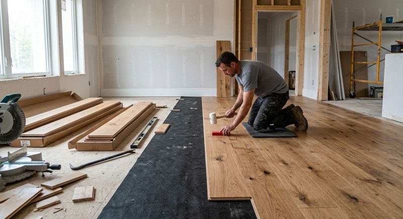 Wide Plank Floor Installation in Stillwater, MN