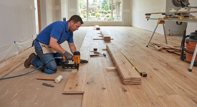 Wide Plank Floor Installation in Stillwater, MN