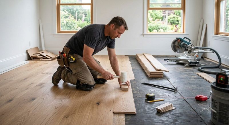 Wide Plank Floor Installation in Stillwater, MN