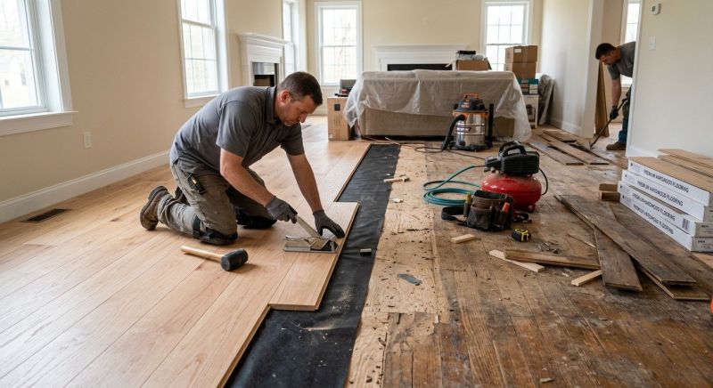 Wood Floor Replacement in Hastings, MN