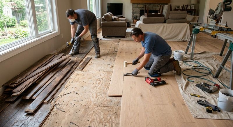 Wood Floor Replacement in Rosemount, MN